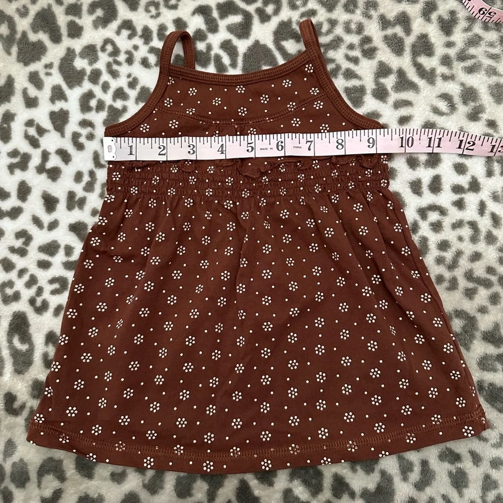 NWOT babyGap Babydoll Tank Top in Brown Size 18-24 Months Toddler Girls